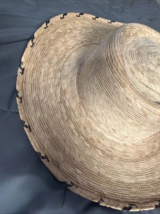 l*space Natural Straw Wide-Brim Beach Hat - Picture 15 of 16
